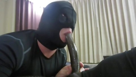 Ebony shemale gets fucked in reverse cowgirl position