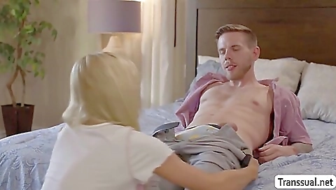 Amateur blonde fucked hard and deep in anal porn video