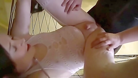 Sexy redhead shemale fucks a blonde shemale in anal