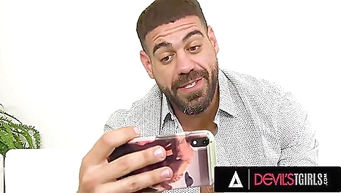 Brunette with big ass getting her cunt and ass filled