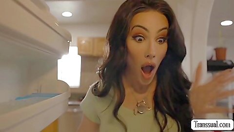 Shemale milf with a hairy ass and a big pussy fucked