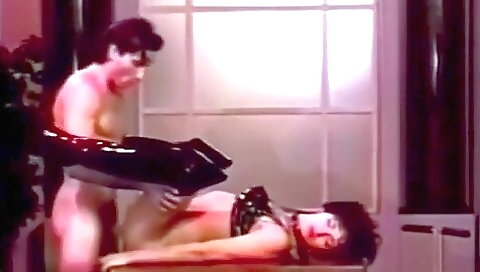 An old man and a young girl get fucked in the bedroom